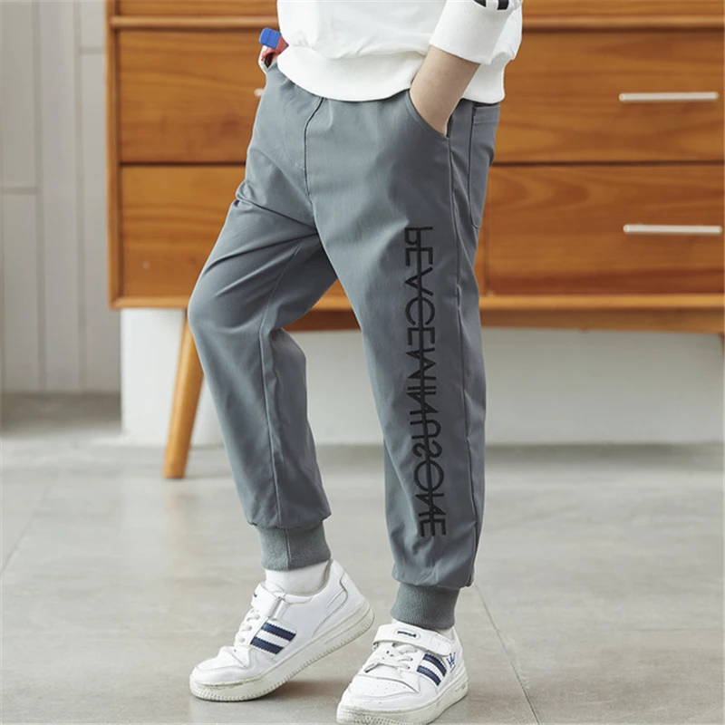 

2021 Spring Autumn Casual Pants Boys Kids Trousers Children Clothing Teenagers Sport In Stock High Quality