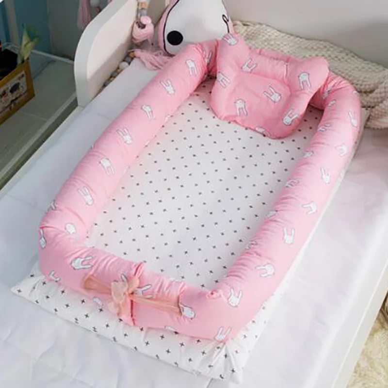 Портативная кроватка для новорожденных хлопковая корзина сна не скатывается YHM002