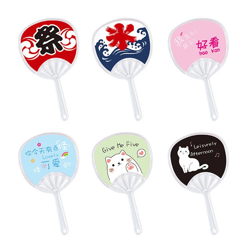 

Летний веер, мебель для кукольного домика, наклейки для кукольного домика 1:12, Миниатюрные аксессуары для кукольного домика