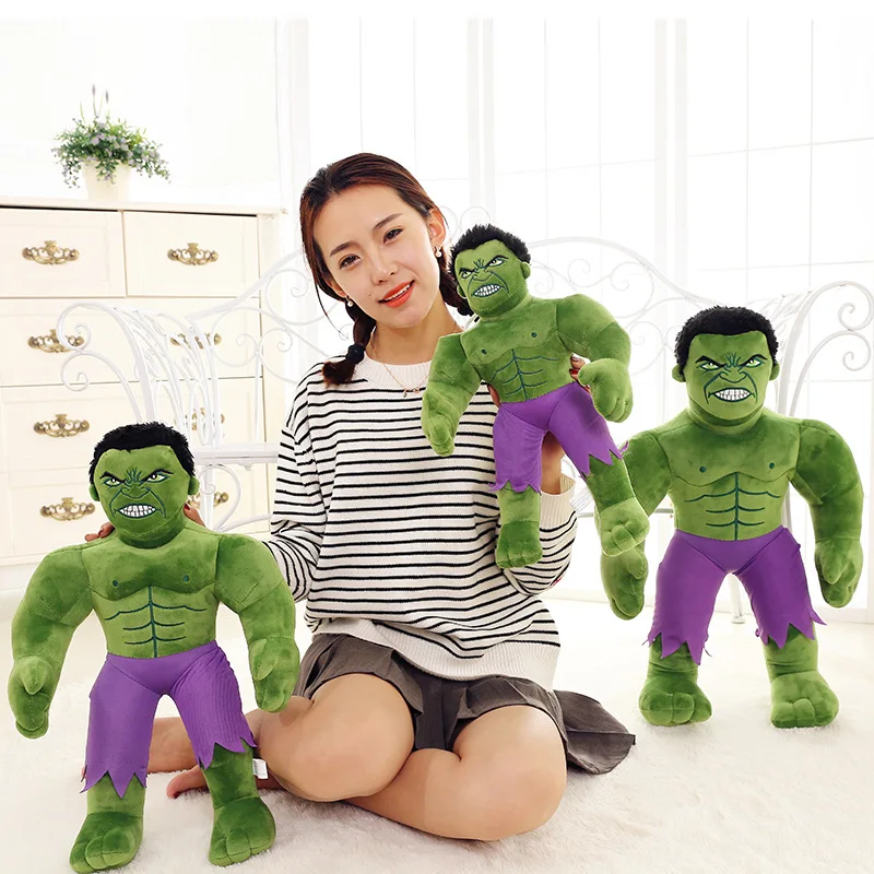 

45-65Cm Marvel Avengers Endgame Plush Hulk Robert Bruce Banner Plush Stuffed Anime Doll Birthday Gifts Toys for Children