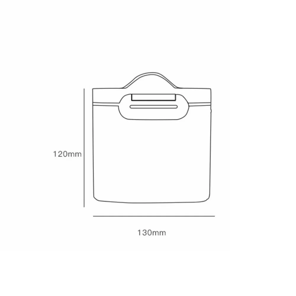 

1 Set Useful Powder Box Large Capacity Baby Food Box Cereal Case with Spoon