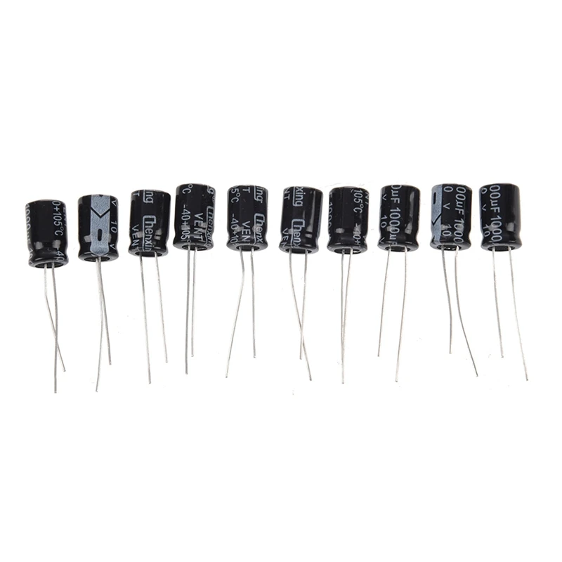 10x1000 мкФ 10V 105C электролитический конденсатор с радиальными выводами 8X11mm пультом