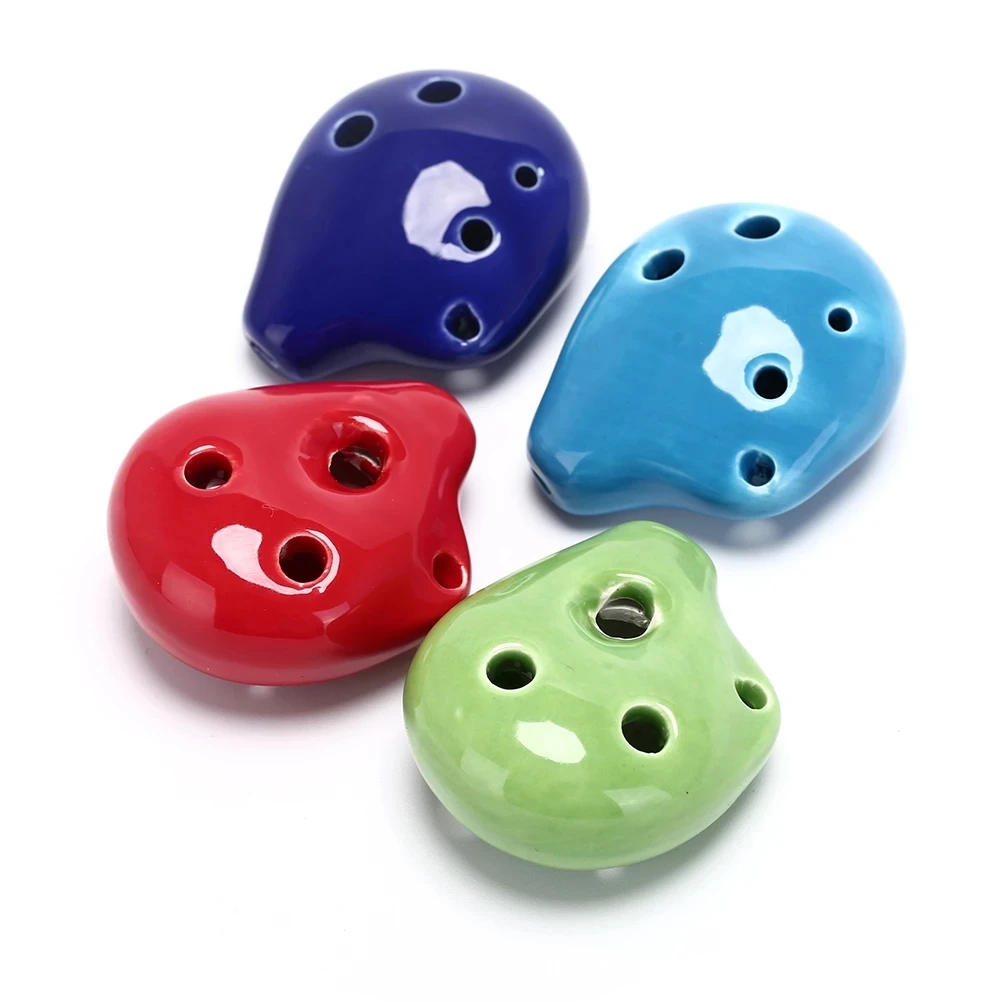 6 отверстий Ocarina Ceramic Alto C Legend of музыкальные инструменты флейта | Спорт и