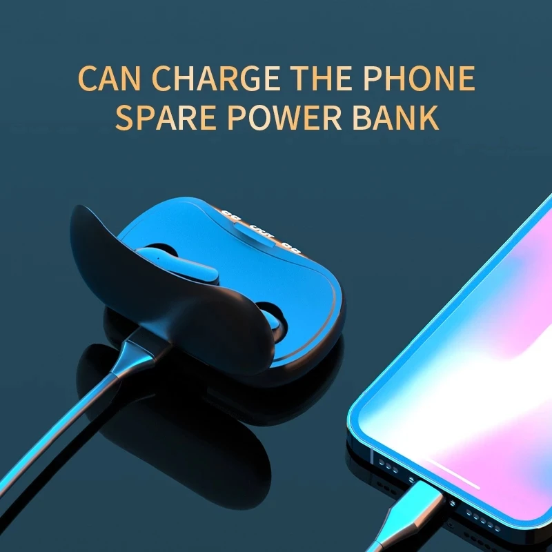 

TWS Bluetooth 5.1 Earphones airpods Charging Box Wireless Headphone 9D Stereo Sports Waterproof Earbuds Headsets With Microphone