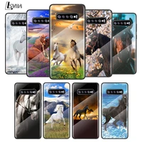 beautiful hors art for samsung galaxy s20 fe s10e s10 s9 s8 ultra plus lite plus 5g tempered glass cover phone case
