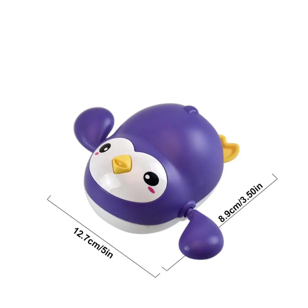 

Beach Water Toy Little Penguin Children Bathing Clockwork Toy Classic Baby Water Toy Infant Swim Wound-up Chain Clockwork Toys