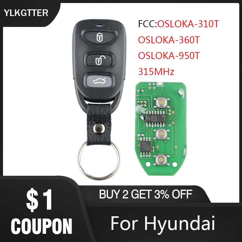 YLKGTTER дистанционный Автомобильный ключ для Hyundai/KIA Sonata Elantra 2006 2007 2008 2009 2010 с