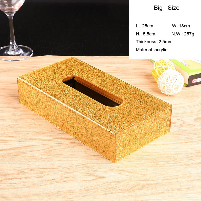Креативная акриловая коробка для салфеток держатель диспенсер украшения дома