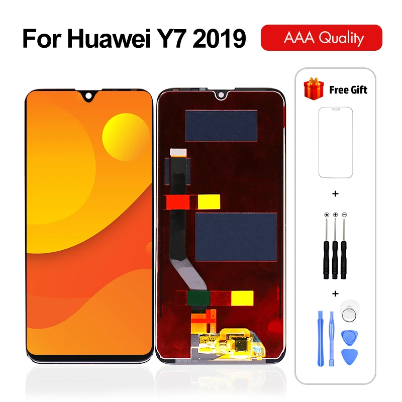ЖК экран и тачскрин в сборе для Huawei Y7 2019 / Pro Y6 Pro|Экраны мобильных телефонов| |