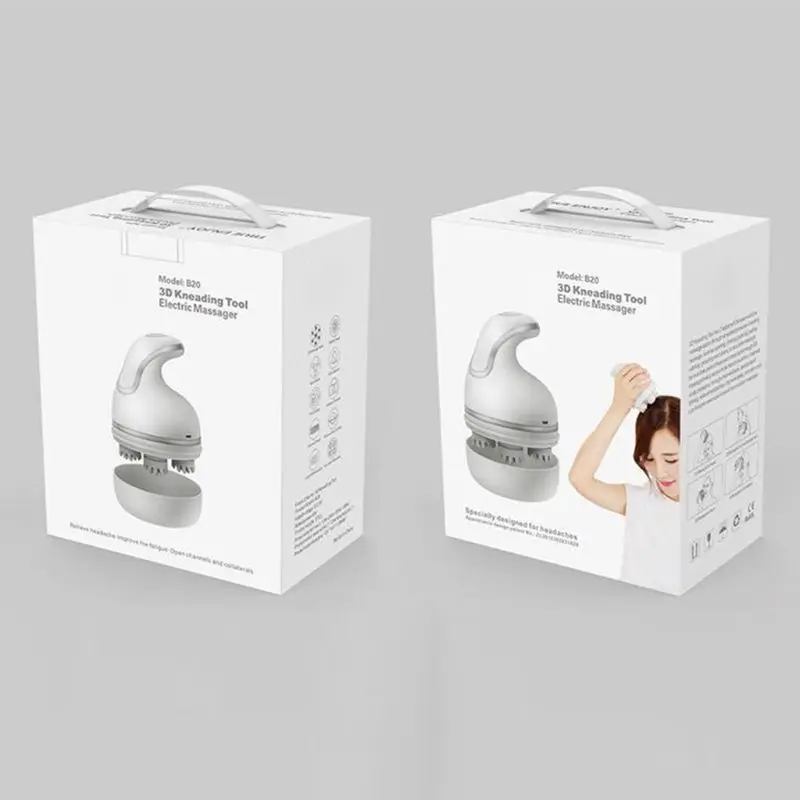 Массажер для головы электрический с зарядкой от USB высокочастотный Вибрационный