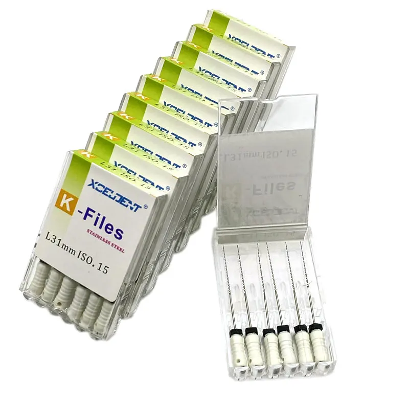 10 коробок Эндодонтический корневой канал K Файлы (Ручное использование)