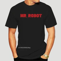 2019 new arrival men fashion sale mr robot t shirt logo elliot fsociety e corp anonymous hacker programmer code tee shirt 6038a
