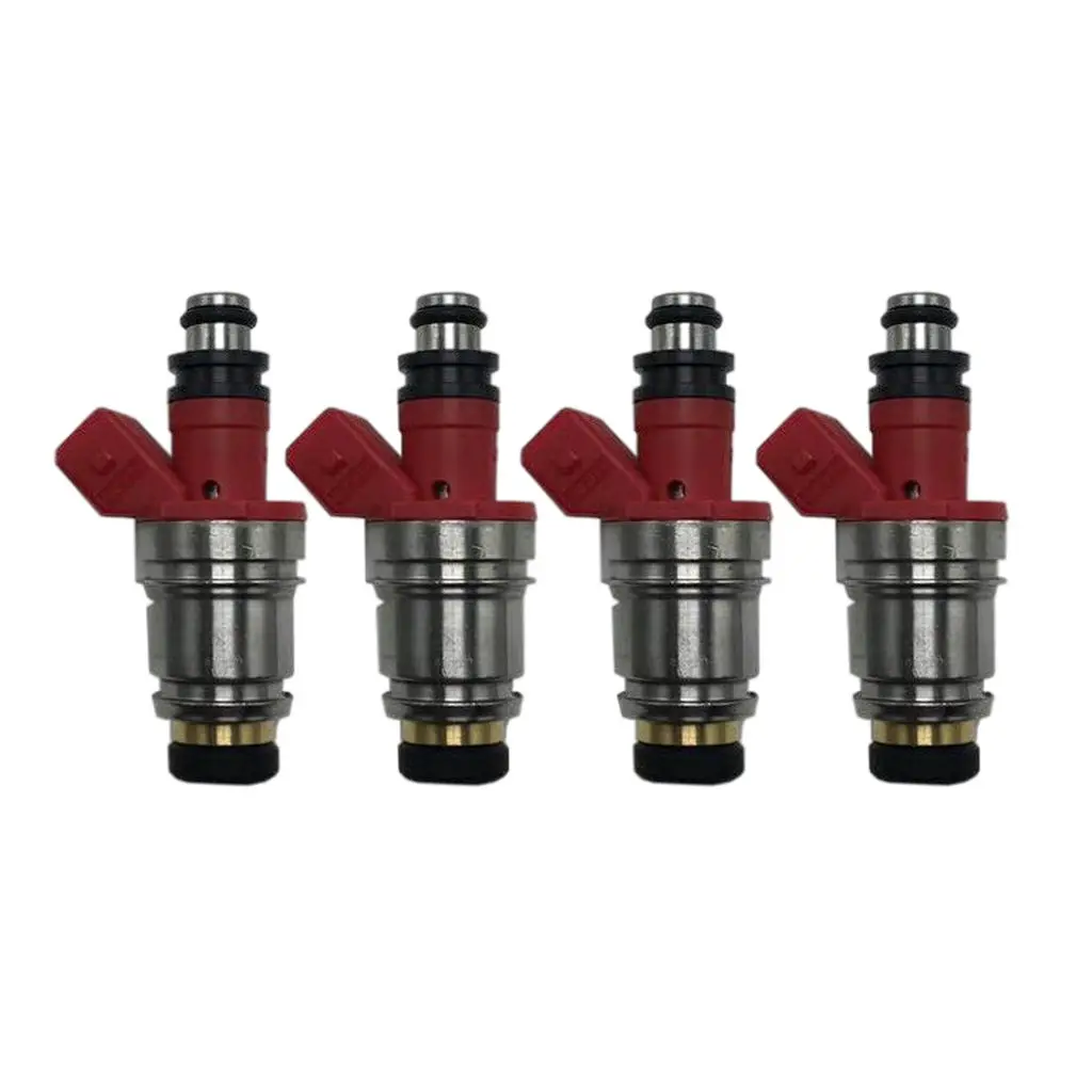 

Set of 4 New Fuel injectors 16600-86G00 Replacement for Nissan D21 Pickup