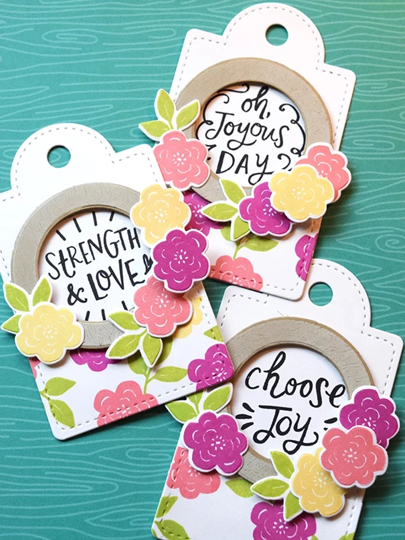 Металлические Вырубные штампы Lucky богиня бирка для окна скрапбукинга бумаги