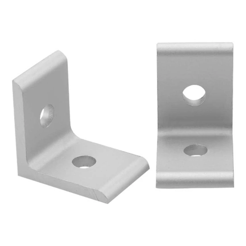 Угловой Кронштейн L соединительный угловой кронштейн для алюминиевого профиля 4