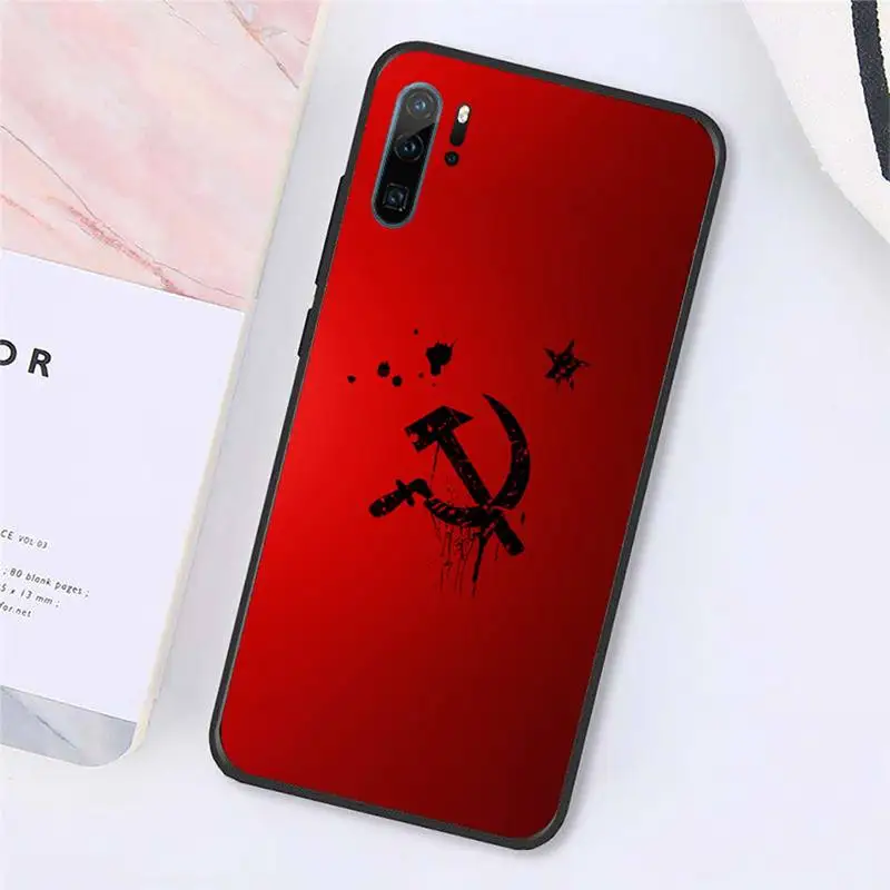 

Soviet Union USSR Flag Phone Case For Huawei honor Mate P 10 20 30 40 Pro 10i 9 10 20 8x Lite Y91C V17 6.38 6.44