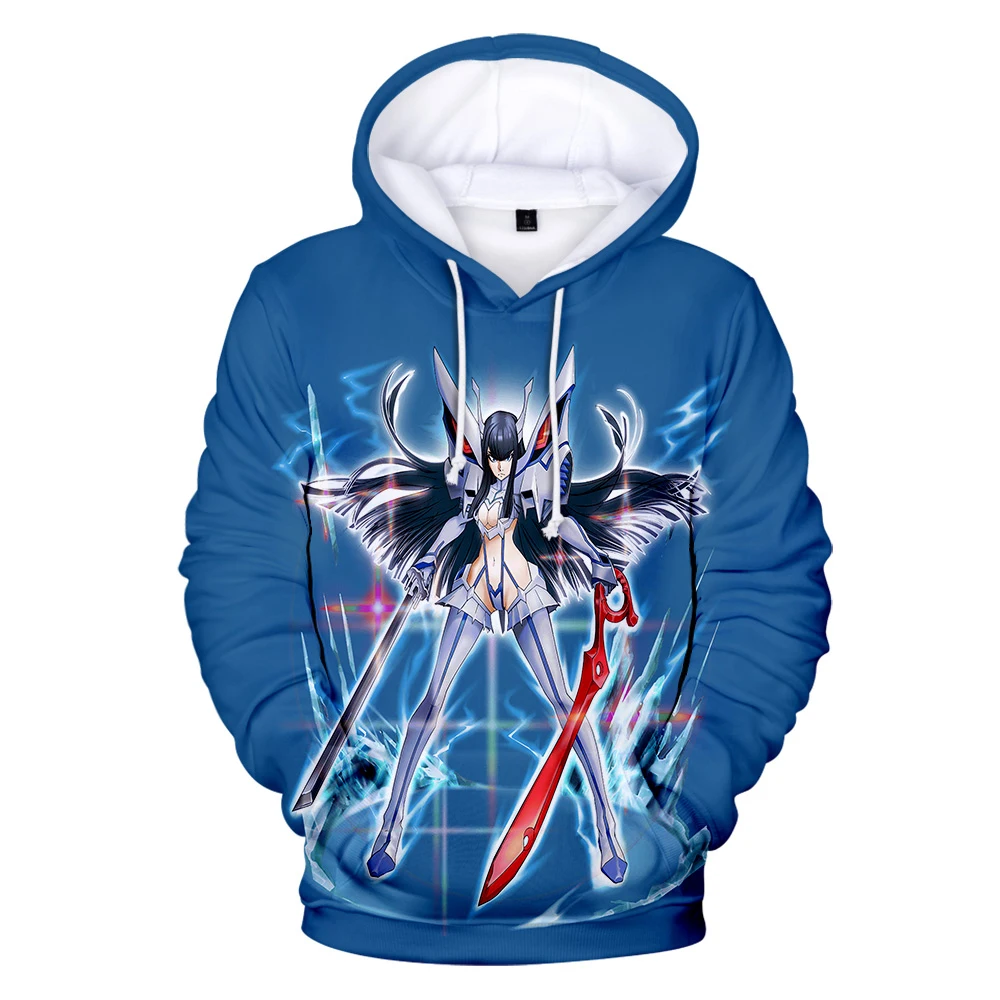 3d hoodie kill la kill hoodies round neck sweatshirt unisex material mnewomen hip hop fashion trend style casual tops free global shipping