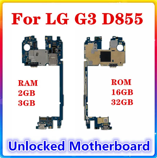 Материнская плата для LG G3 D855 16 Гб/32 ГБ ROM оригинальная разблокированная с | Отзывы и видеообзор