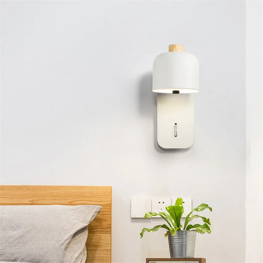 Светодиодные Настенные светильники с интерфейсом переключателя модная