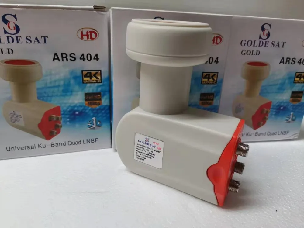 Лучший сигнал Full HD универсальный KU группа single LNB, Twin LNB и Quad LNB из водонепроницаемого материала с высоким коэффициентом усиления низкий уровень шума спутниковый LNB