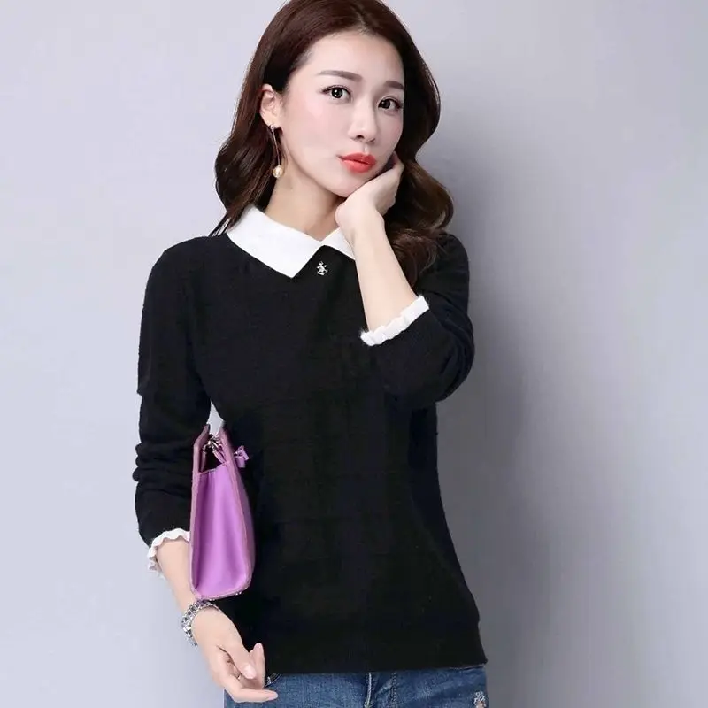 Shiny Lurex Autumn Winter Sweater Women Long Sleeve Pullover Basic Sweaters 2018 Korean Style Knit Pink Tops Femme | Женская одежда