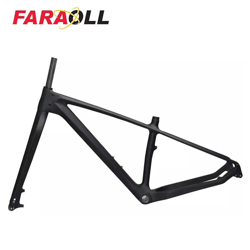 

FARAOLL Carbon Snow Fat Mountain Bike Frame Full internal Cable Bike Frame MTB carbon Disc Brake Frame mtb 26 carbon
