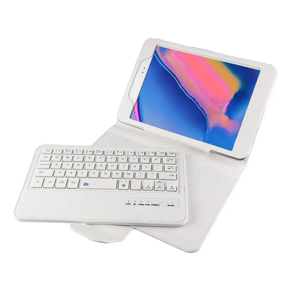 Магнитный чехол для samsung Galaxy Tab A 8 0 P200 с клавиатурой Bluetooth PU съемный Клавиатура