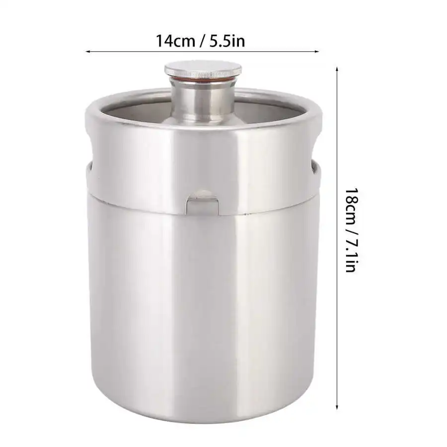 Баррель пива homebrew мини баррель набор в 2л нержавеющей стали пивной кран + копье