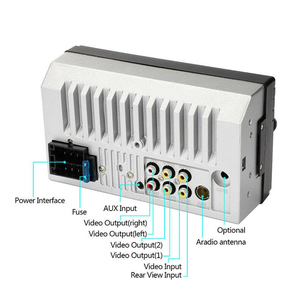 Автомобильный MP5 плеер с сенсорным экраном 2din стабилизатор 7 дюймов бас и тройной