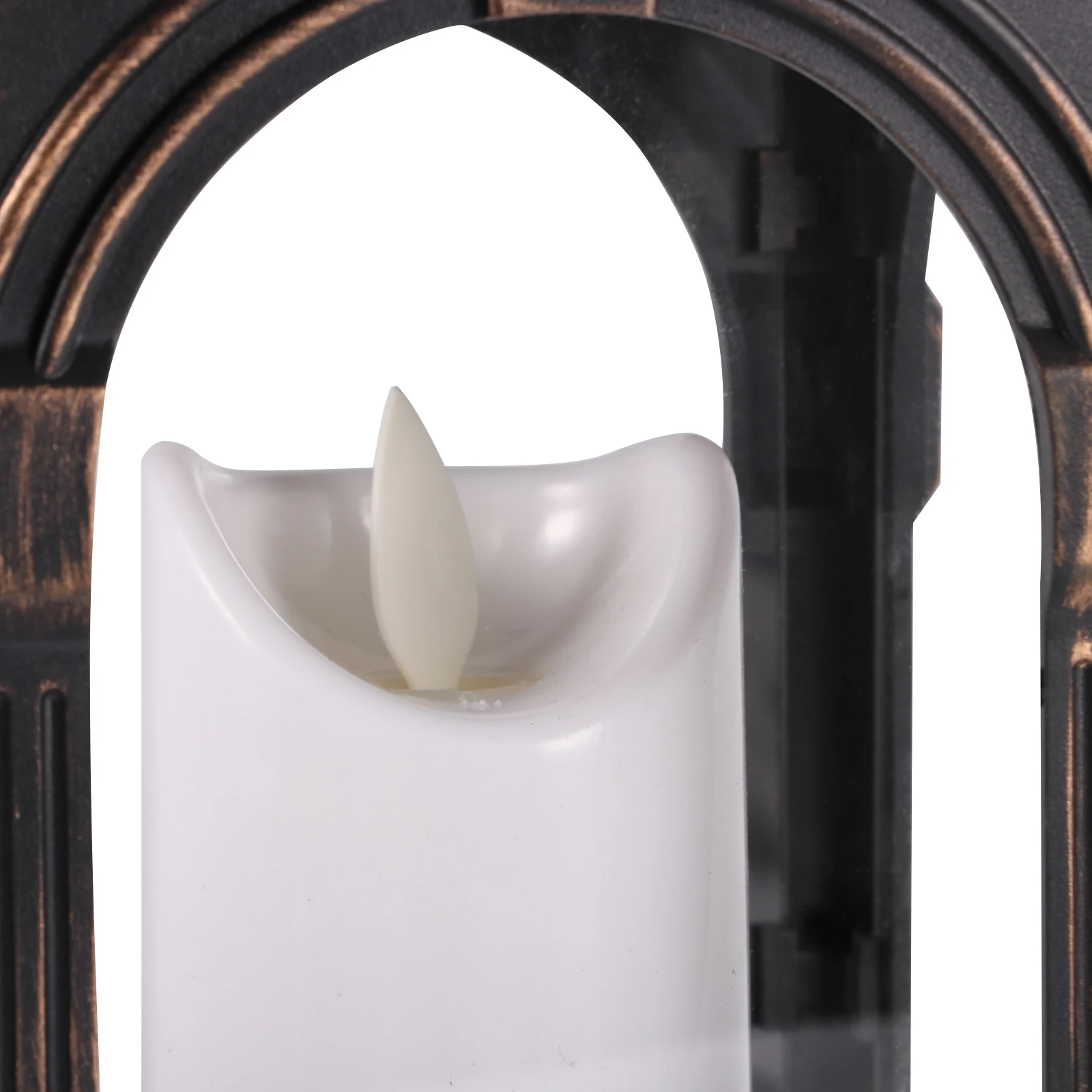 Солнечный светодиодный Открытый Мерцание Лампы в форме свечи Фонари напольный