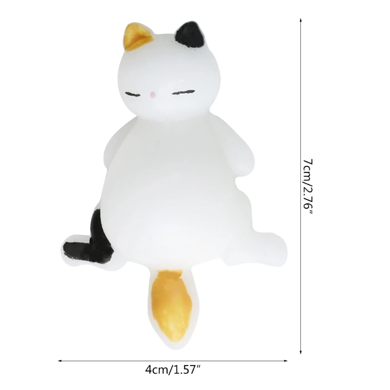 Juguete de gato blando 50LE para ni&ntilde;os, juguetes de descompresi&oacute;n de ventilaci&oacute;n, herramientas de ejercicio de la mano, estr&eacute;s contra la ansiedad, alivio, juguete hinchable-5