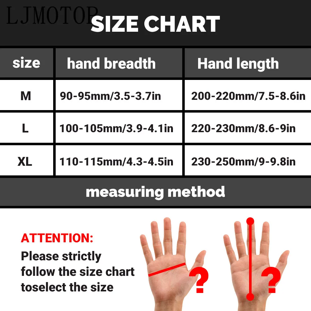 

High Quality Breathable Motorcycle Full Finger Gloves Touch Screen Gloves For YAMAHA WR 250X 250R 450F TTR 125 250 600 TTR250