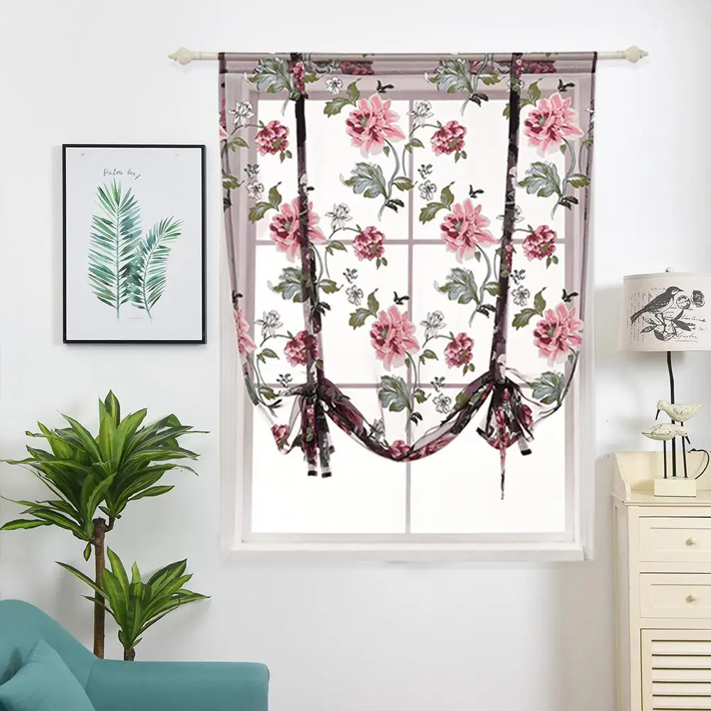 Короткая занавеска для кухни оконная ванной жаккардовые римские жалюзи