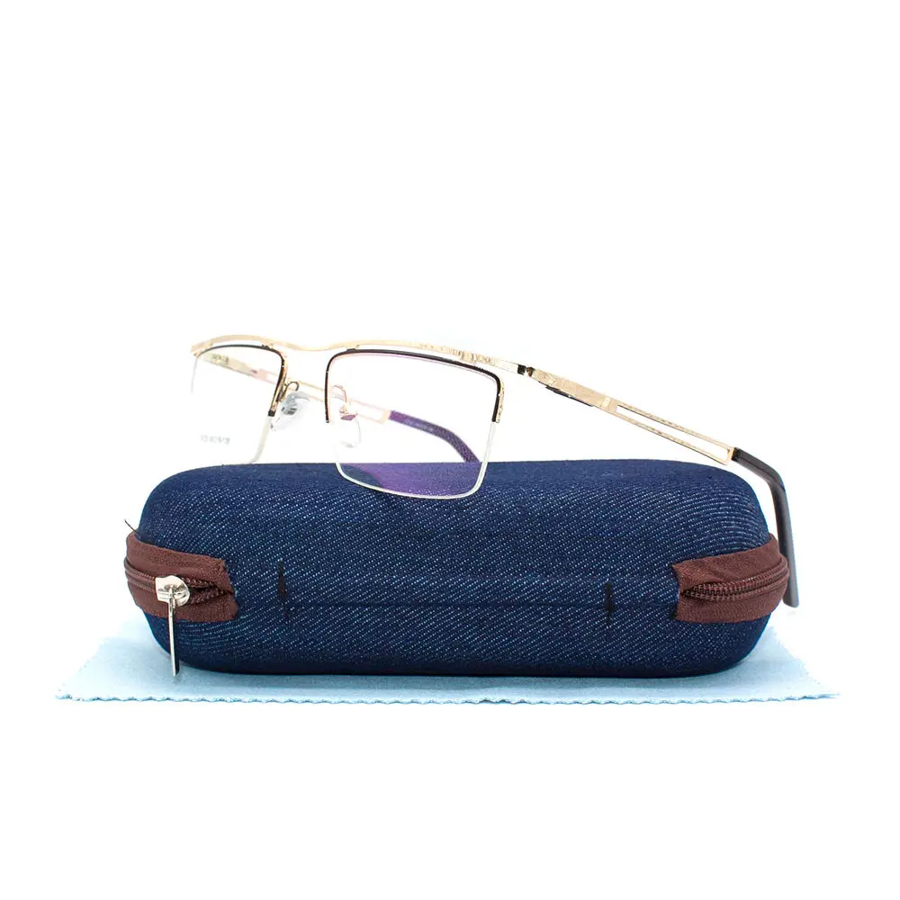 LuckTime трендовая полуоправа из сплава для мужчин оправа очков Модные