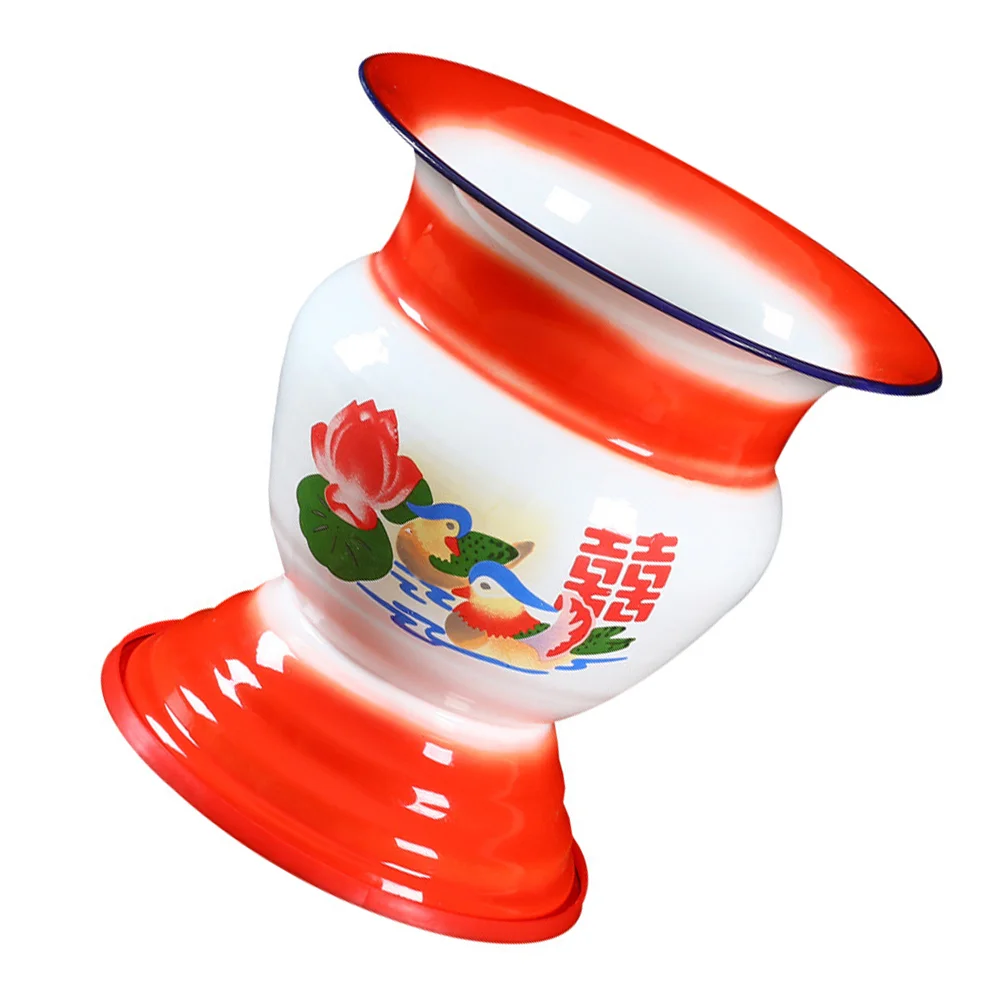 

1Pc Portable Potty Training Seat Spittoon Chinese Traditional Spittoon for Adult