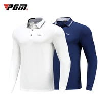 pgm brands uniform golf wear fashion sports mens long sleeve t shirt all match clothes 2021 new apparel autumn winter clothing