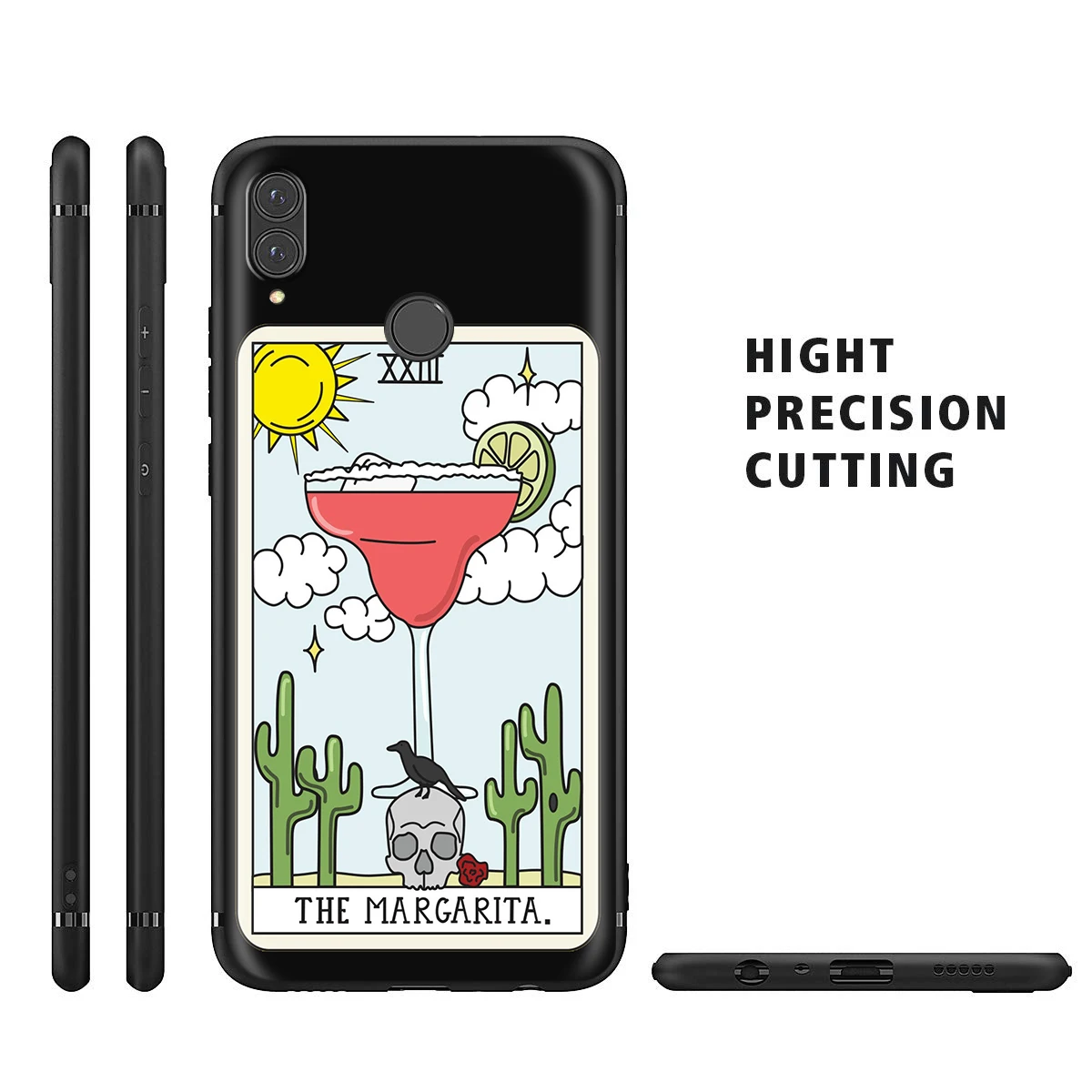 Силиконовый чехол YIMAOC для Huawei Mate 30 20 Honor 10 8x Nova 3i 3 P30 Lite Pro с изображением кофе вина