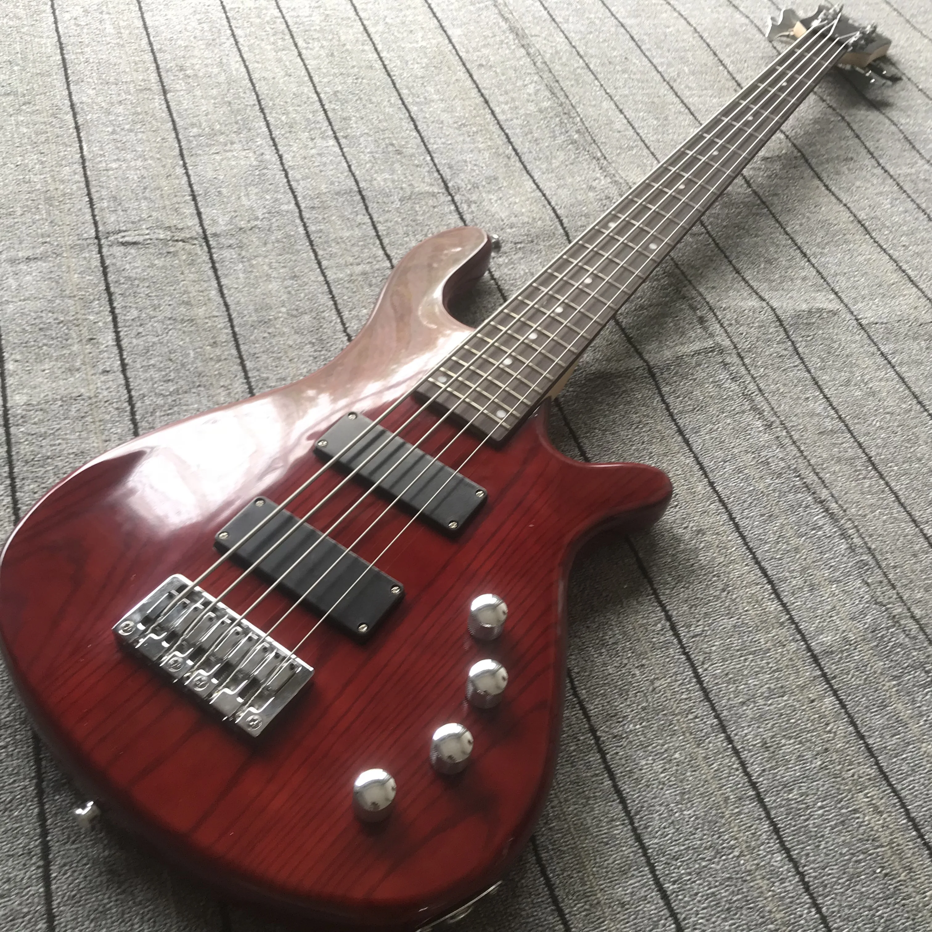 Китайская гитара Красный бас с 5 струнами Бесплатная доставка | Спорт и