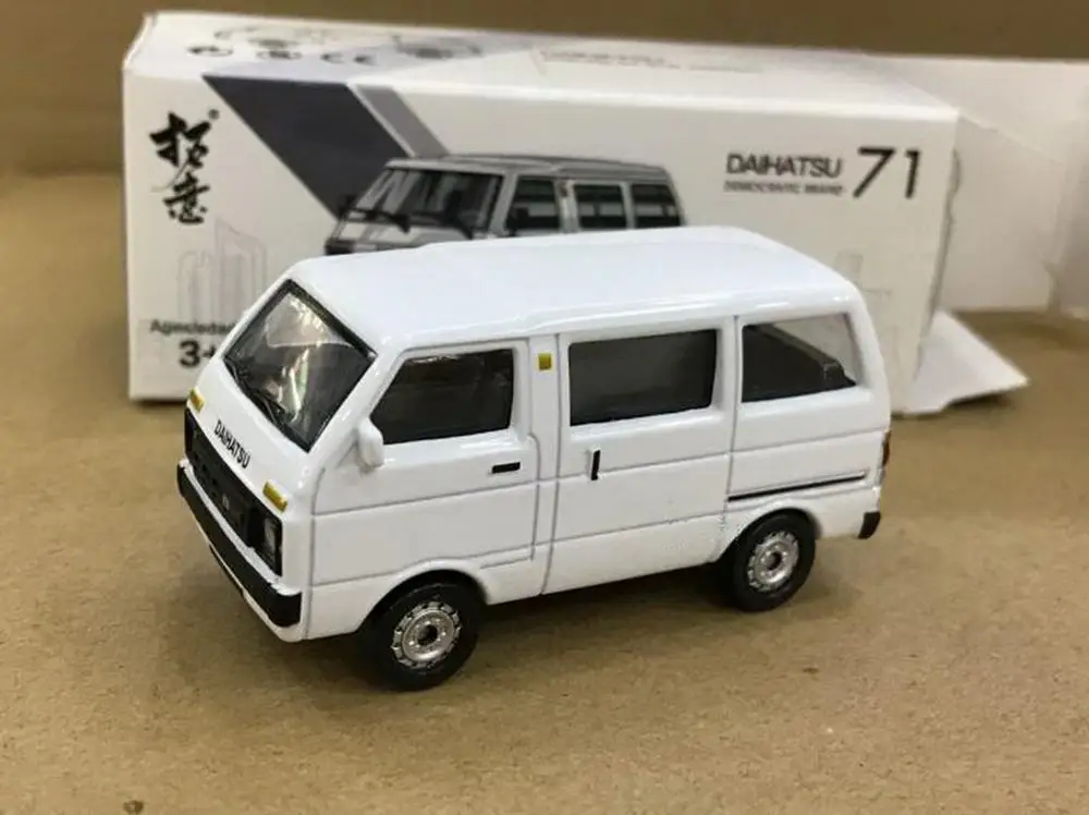 1/50 Масштаб Toyota DAIHATSU Китай Тяньцзинь Huali TJ110 белая литая модель автомобиля подарок