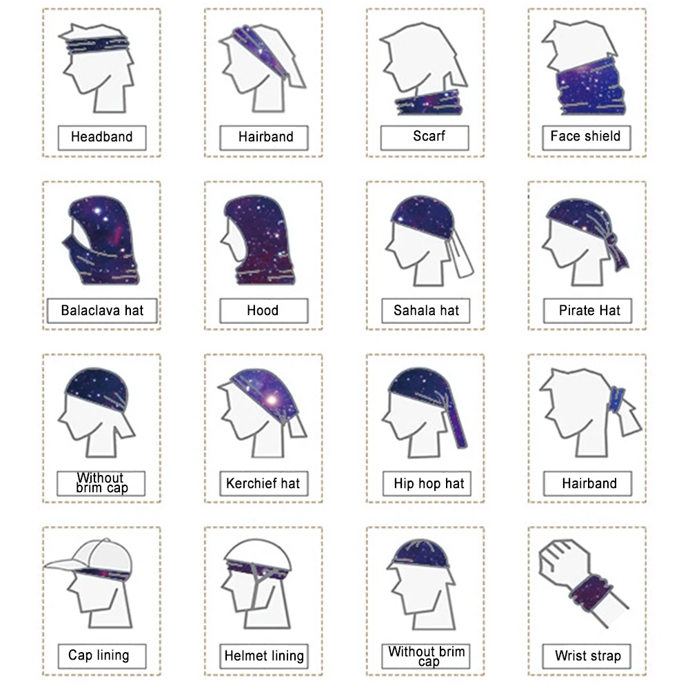 Подкладка для шлема стрейч-Бандана Балаклава верховой езды на шее гетры повязка