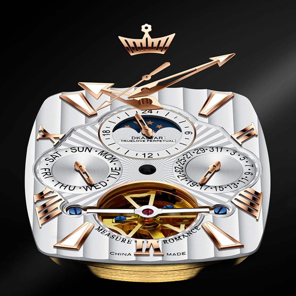 Часы мужские механические водонепроницаемые 5 бар из нержавеющей стали