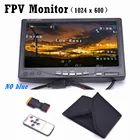 Новый цветной 7-дюймовый ЖК-дисплей FPV 1024x600, монитор FPV, видеоэкран 7 дюймов для радиоуправляемого мультикоптера, наземной станции QAV250 QAV-X