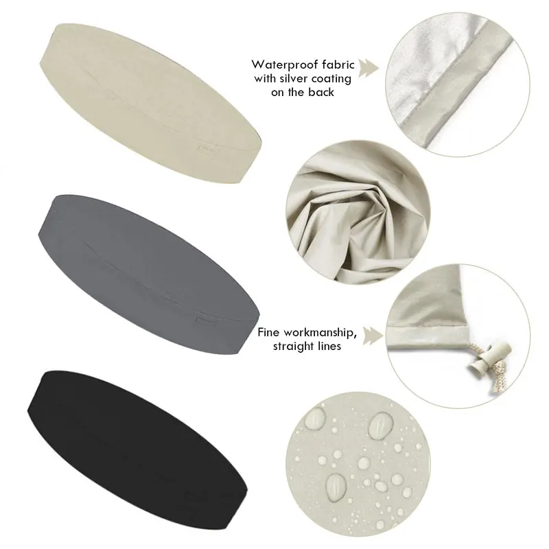 Круглая Пылезащитная Крышка для бассейна водонепроницаемая крышка из