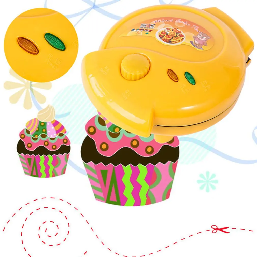 Бытовая Автоматическая машинка для выпечки тортов мультяшная детская Мини хлеба