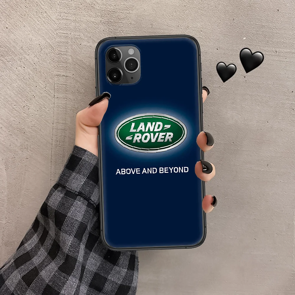 

Land Rover car Phone Case Cover Hull For iphone 5 5s se 2 6 6s 7 8 12 mini plus X XS XR 11 PRO MAX black painting back trend