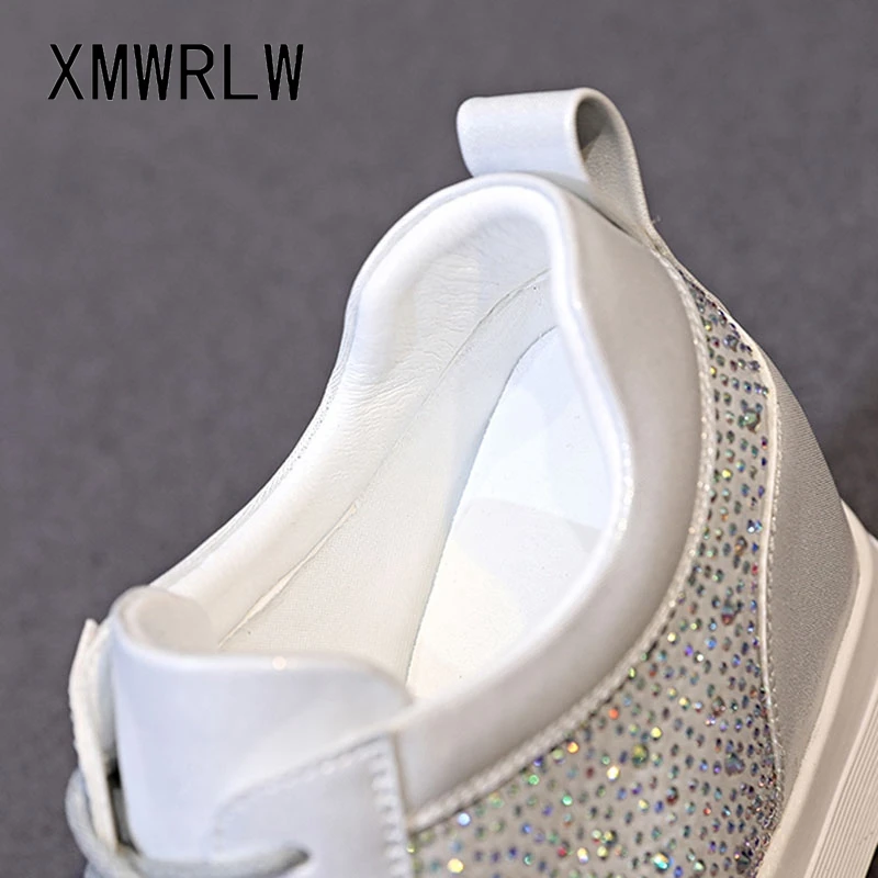 XMWRLW 2021 модные массивные кроссовки для женщин Осенняя обувь скрытый каблук