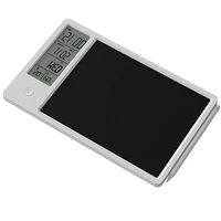 clock calendar lcd writing tablet electronic digital graphic drawing weather pad temperature humidity display