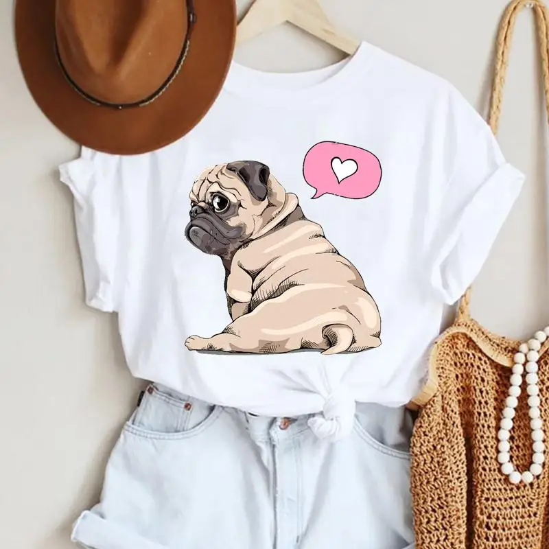 

Футболка женская с круглым вырезом, милая трендовая одежда в стиле 90-х с мультяшным принтом, топ с коротким рукавом и графическим принтом дл...