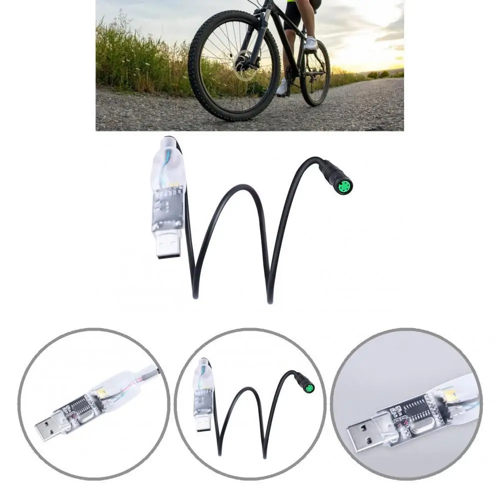 E-bike Program Cable Plastic Mid Motor USB ABS Not Easy To Break Excellent High Strength | Спорт и развлечения