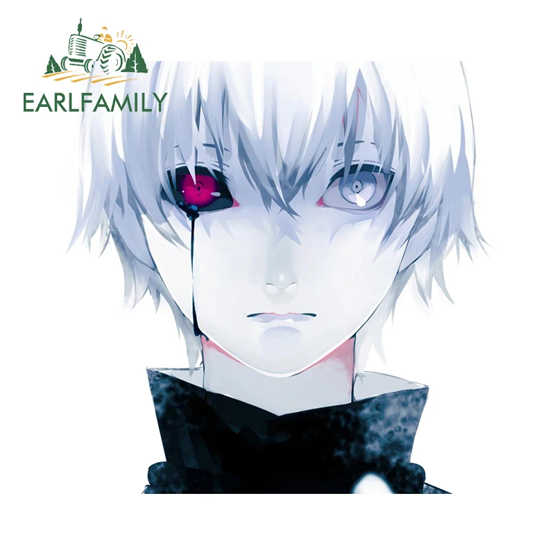 EARLFAMILY 13 см x для автомобиля Токийский Гуль наклейка с граффити на дверь протектор